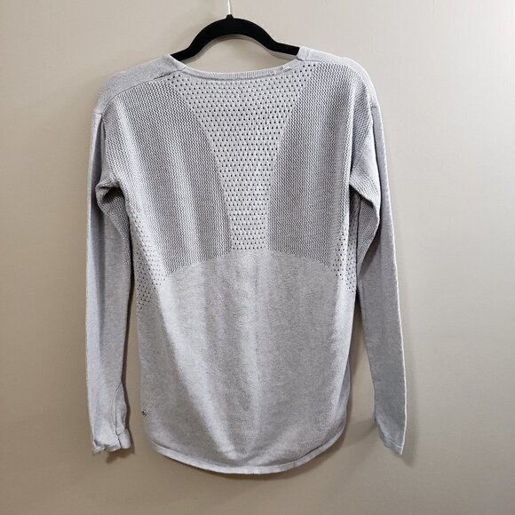 Lululemon Still Movement Sweater Heathered Dawn Blue Sz 6 - Picture 3 of 10